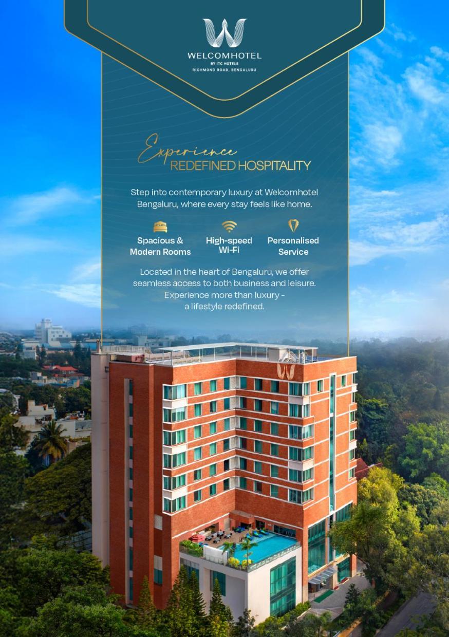 Welcomhotel By Itc Hotels, Richmond Road, Bengaluru Kültér fotó